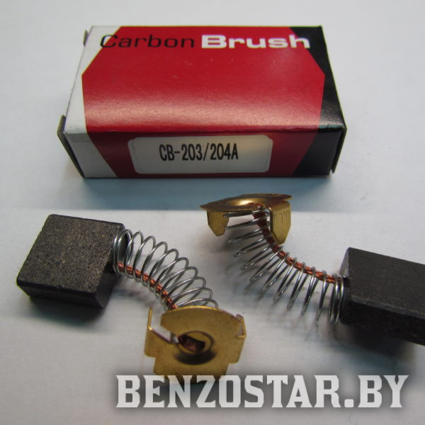 Щетки электроугольные (графитовые) 7x18x18 CB203, CB204A для Makita